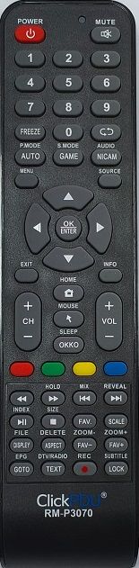 Пульт универсальный ClickPdu RM-P3070 Polar Polarine, Megamax LCD TV