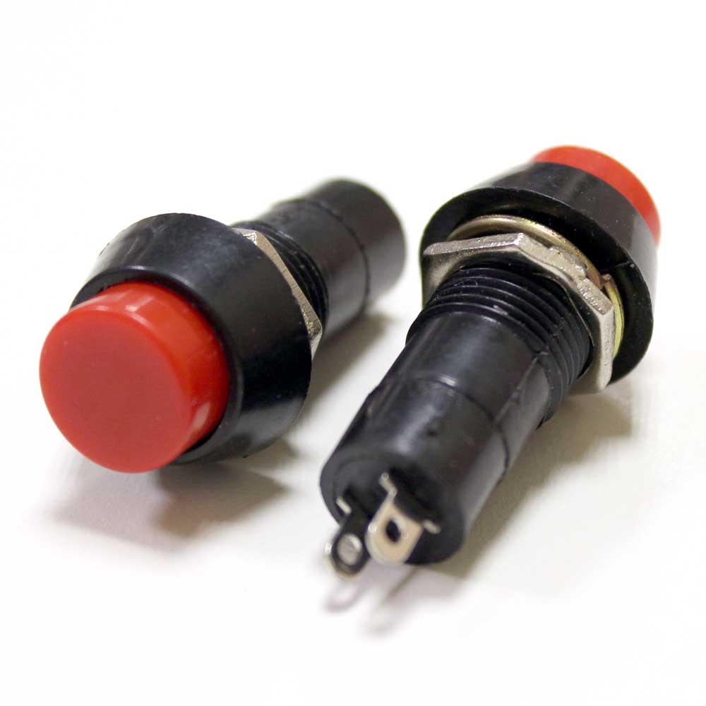 Кнопка с фикс PBS-11A RWD-208 круглая 1A 250V