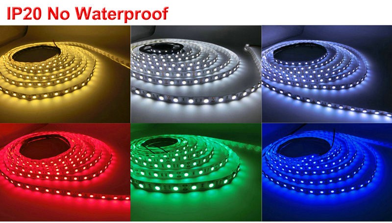 Лента светодиодная SMD5050, IP20, 60LED, БЕЛЫЙ 14,4W/метр,12V, 5500-6000К 10см