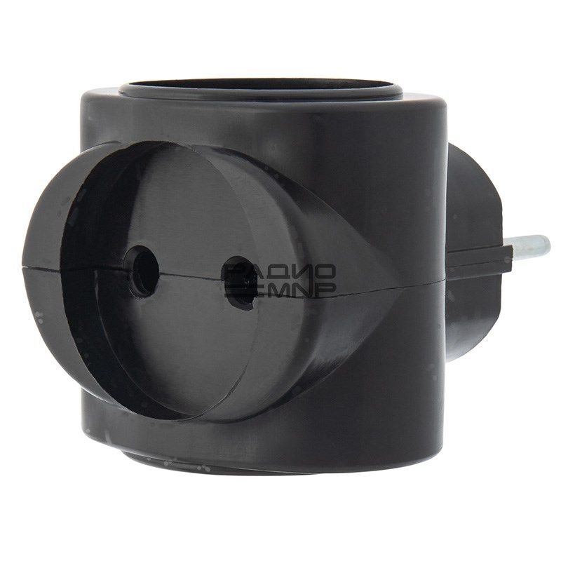 Разветвитель электр. 3гн б/з 6А 220В черный 11-1064-1 биметалл