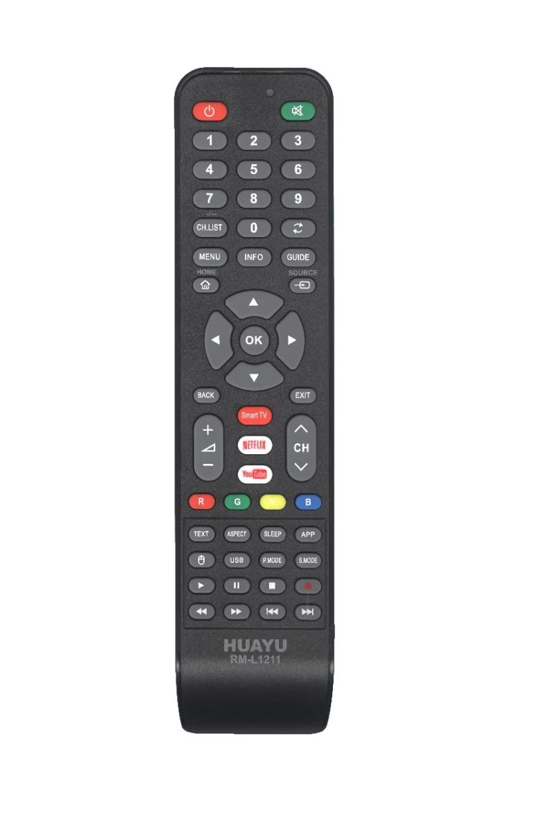 Пульт универсальный HUAYU RM-L1211 LCD TV Supra, Akai, Dexp, Dns, Rolsen, Vityaz (25 брендов производителей телевизоров)