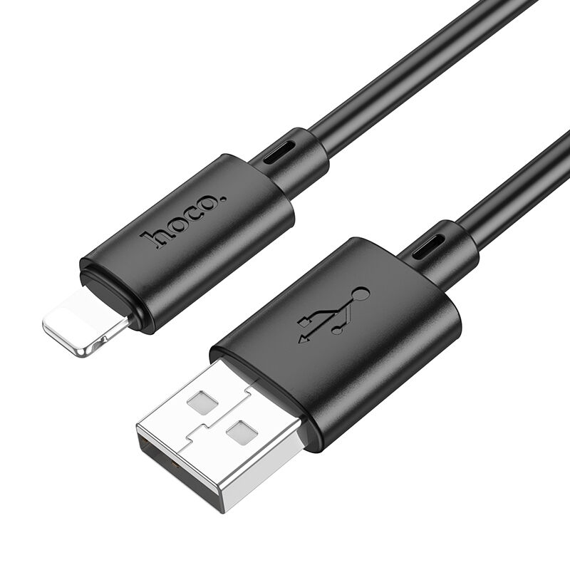 Шнур шт. Lightning - шт.USB 1м 2,4А Hoco X88 , черный