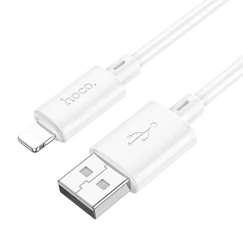 Шнур шт. Lightning - шт.USB 1м 2,4А Hoco X88 , белый