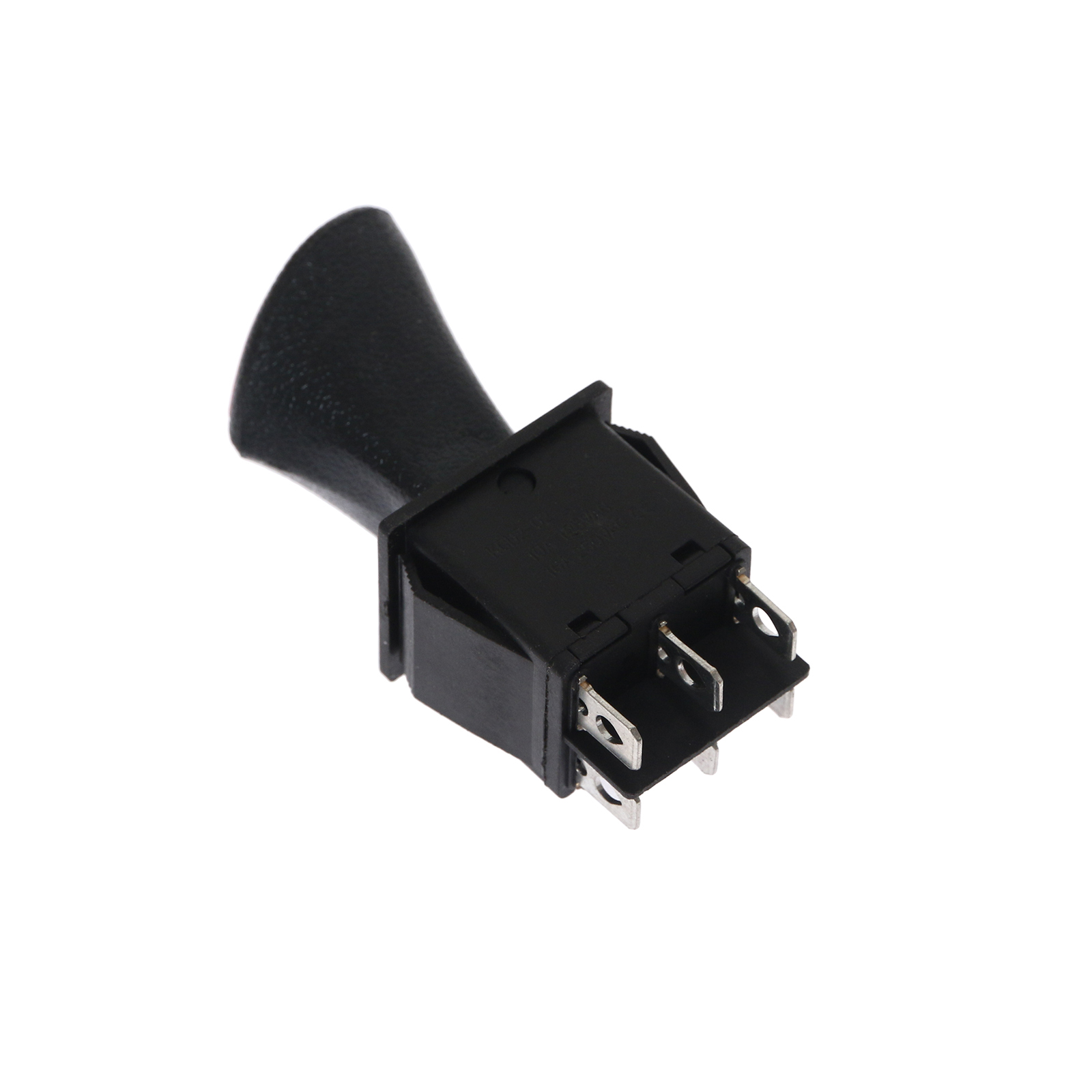 Переключатель-выключатель без подсветки с фиксацией 6pin 220V 15A 8*4,3*2,8см, широкий