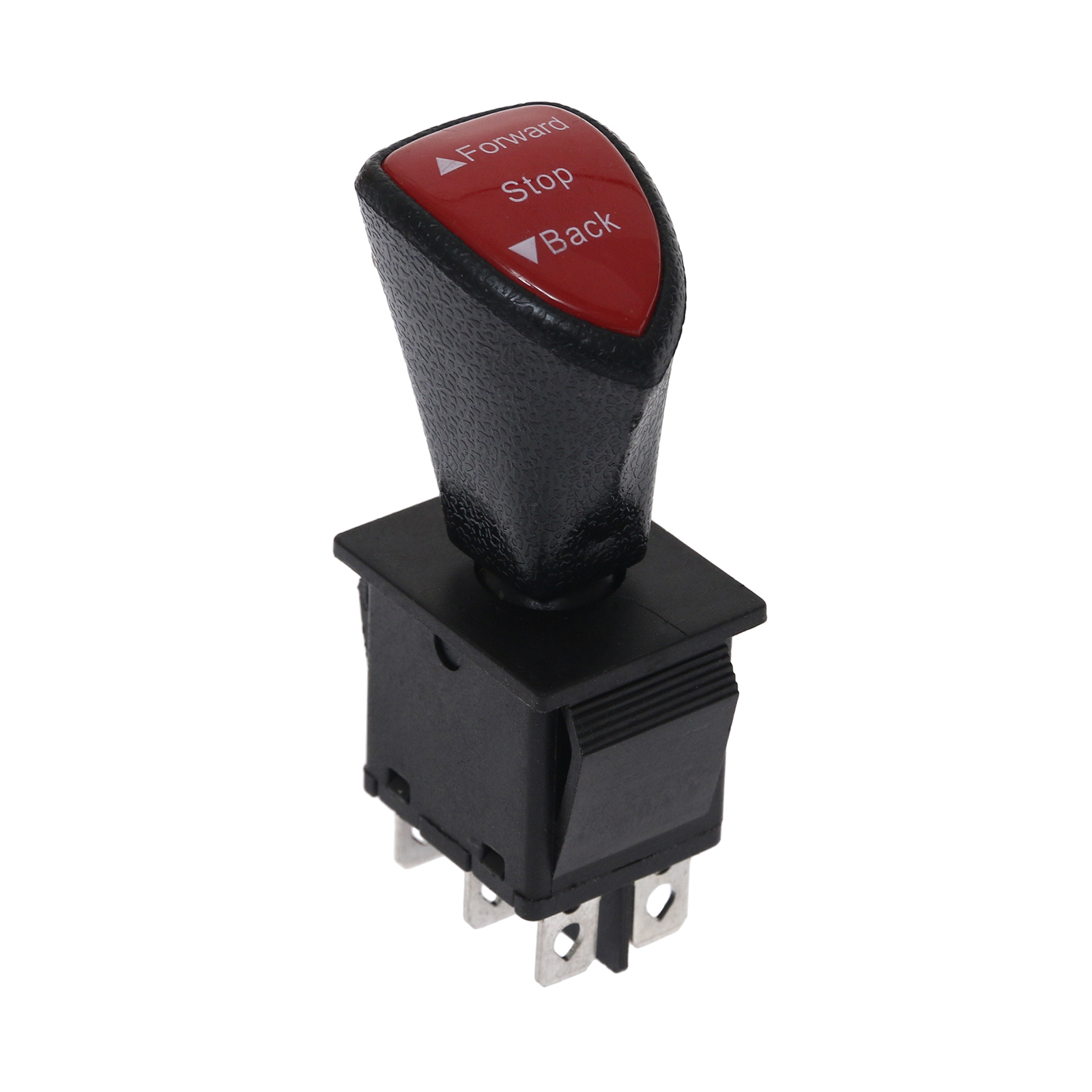 Переключатель-выключатель без подсветки с фиксацией 6pin 220V 15A 8*4,3*2,8см, широкий