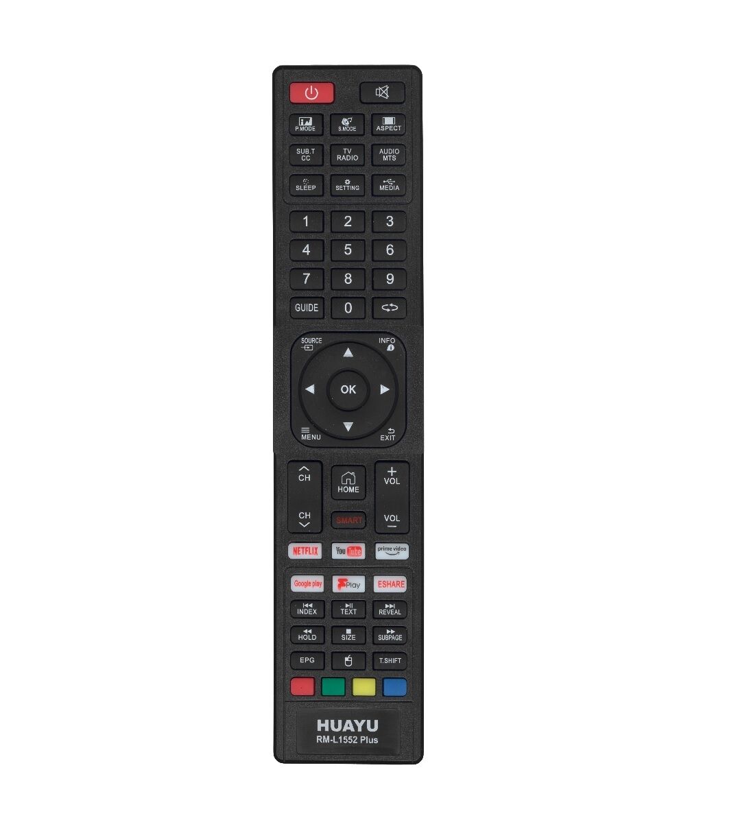 Пульт ДУ универсальный HUAYU JVC RM-L1552 Plus LCD TV, Youtube