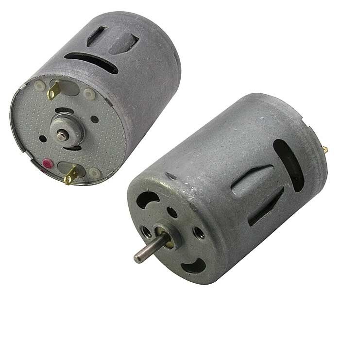 Двигатель DC12V (6-30V, D/H-24,4/42,8мм) 0,269W R370-8780 (2500 об/мин)