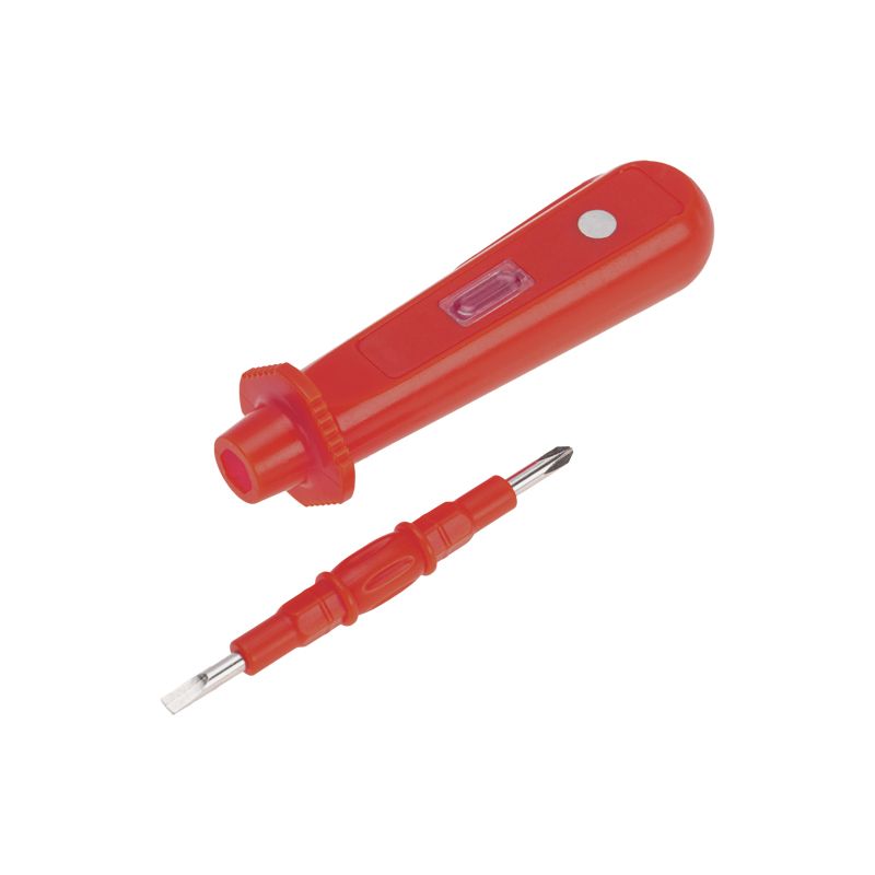 Индикатор напряжения (отвертка-пробник) R-13 130мм 12-2043, с комбинированным жалом