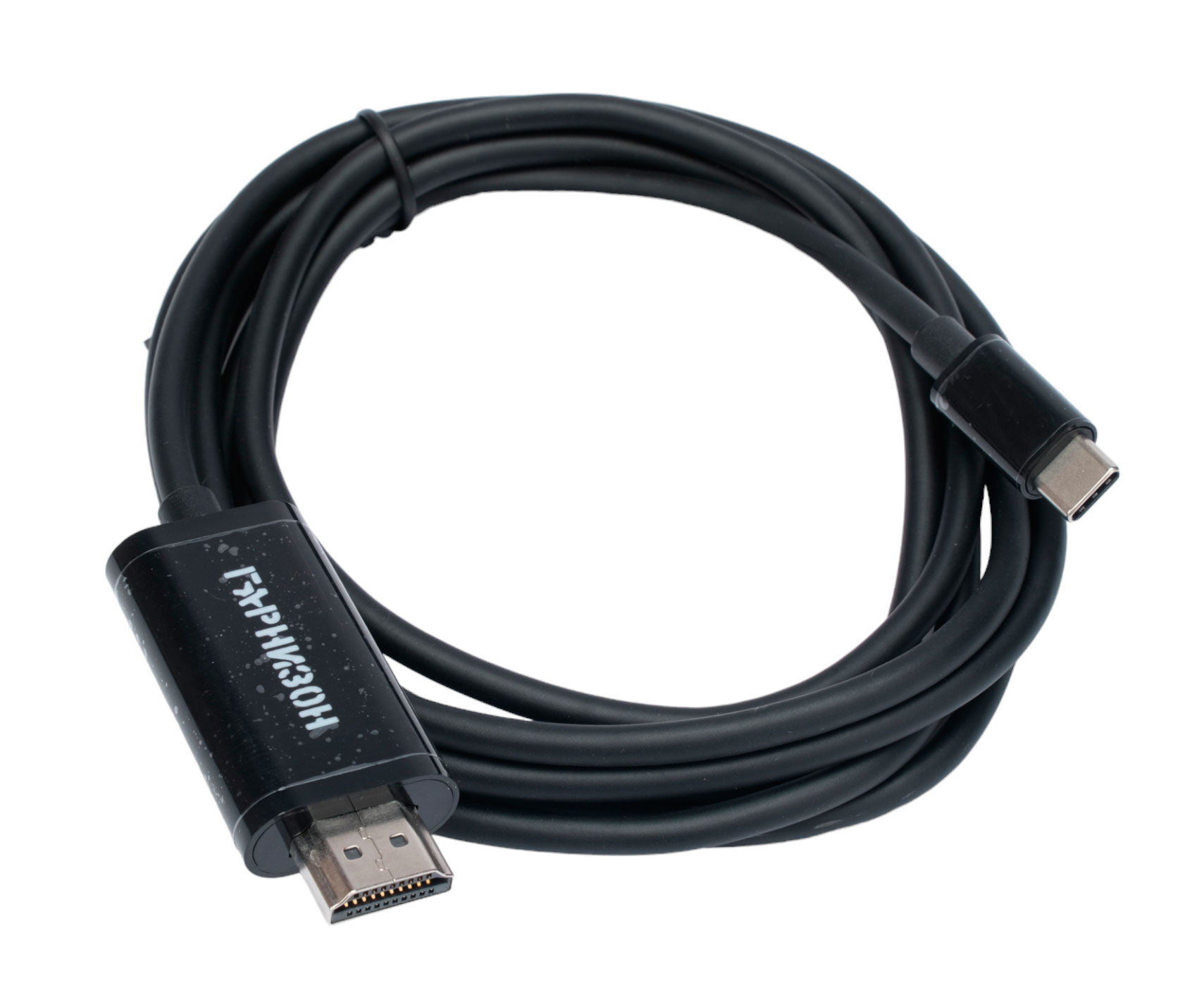Шнур штHDMI v1.4- шт.Тип-С 1,8м, черный, GCC-A-CM-HDMI-1.8M. разрешен.4K, 3840 х 2160, 30Гц