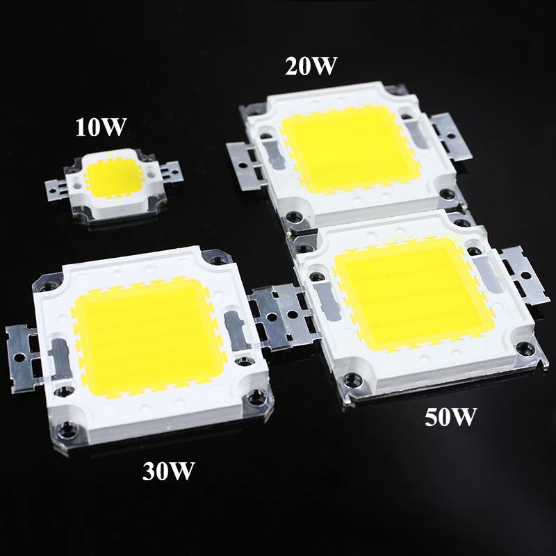 Светодиод 30-36V 50W ТЕПЛЫЙ БЕЛЫЙ 3000К 25*25мм