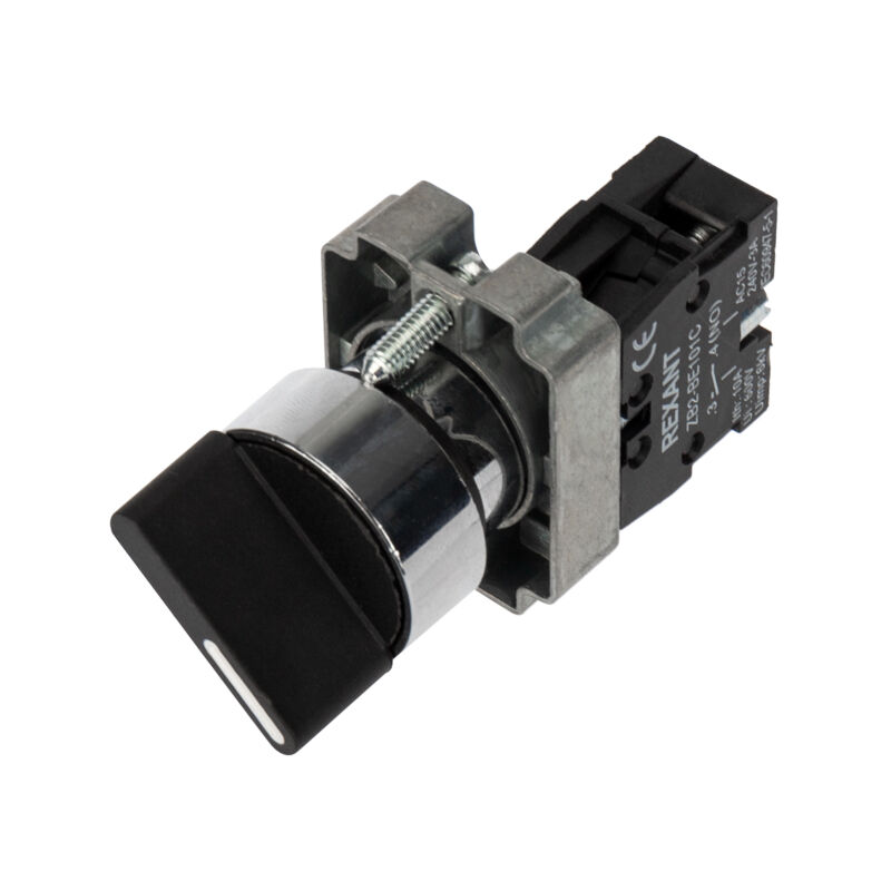 Переключатель BD21,  2 положения, короткая ручка NO 230V