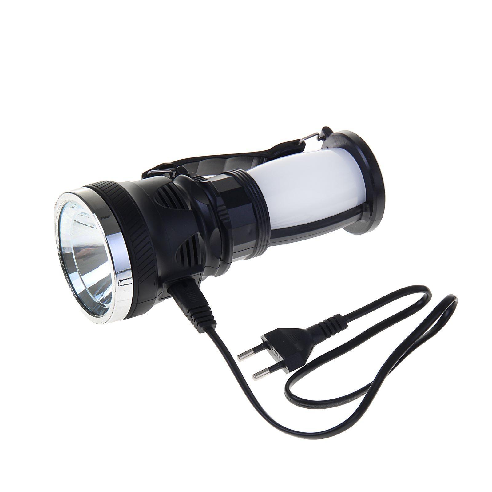 Фонарь  ручной аккумуляторный, 1 LED, 3 режима, 17,5*7*7см