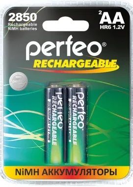 Аккумулятор Perfeo АА 1.2V, 2850 mAh Ni-Mh, 1шт