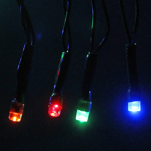 Гирлянда 'Метражная' 1,5м нить темная, LED-12-220V, МУЛЬТИ