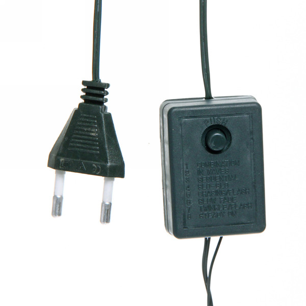 Гирлянда 'Метражная' 1,5м нить темная, LED-12-220V, МУЛЬТИ