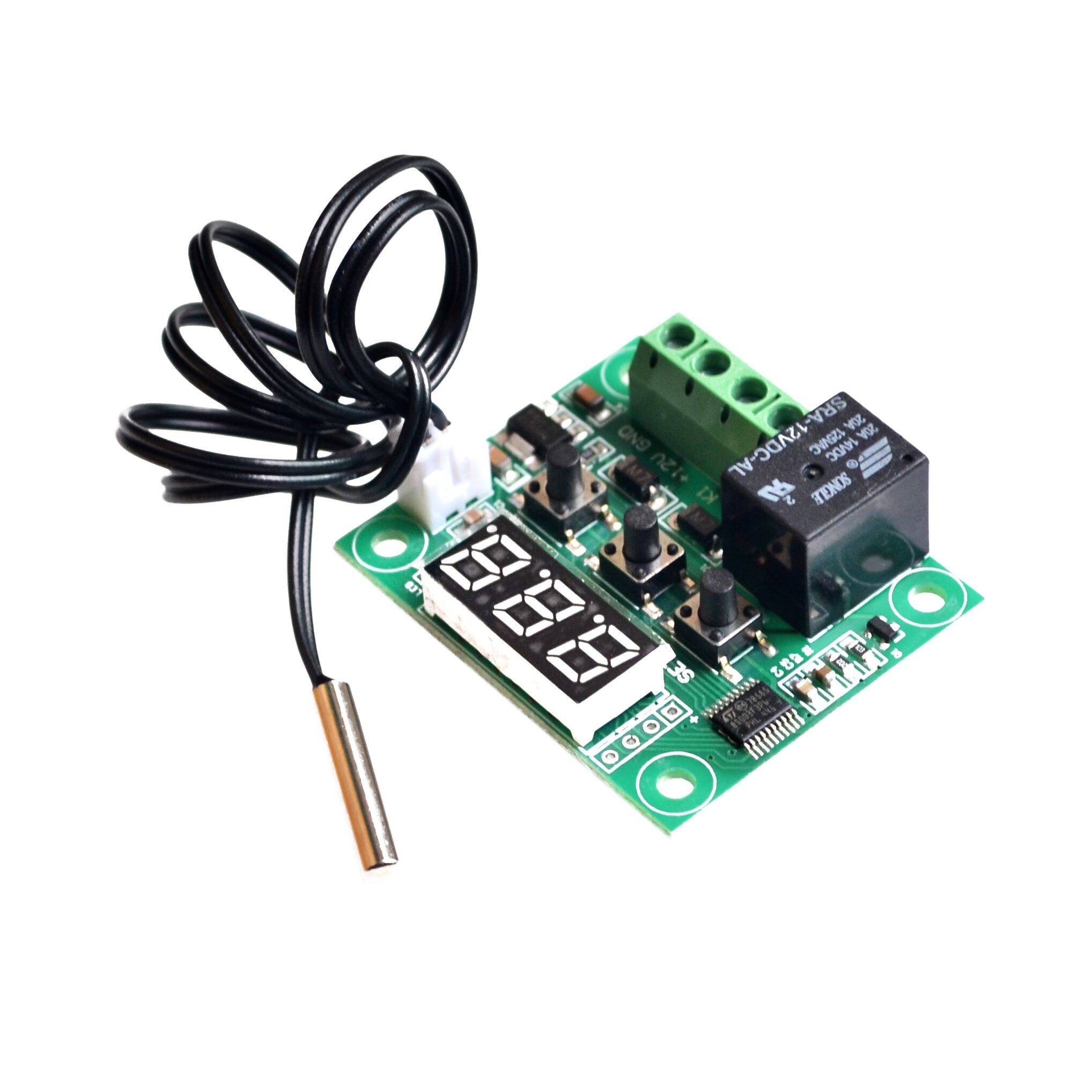 Термостат W1209 регулятор температуры для инкубатора 5A 250V 15A 12V -55...+110°C