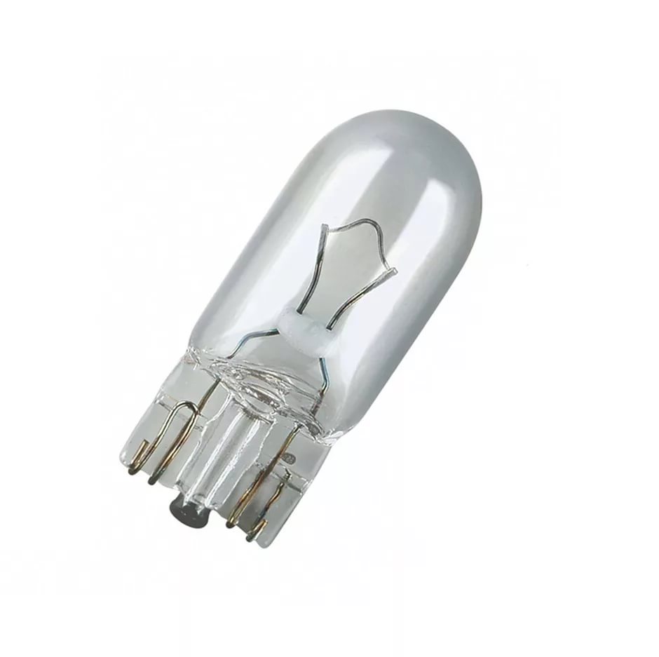 Автолампа галогенная T10 12v (5w) W2.1*9.5d (габарит, поворот, номер) (б/ц.большая) Луч