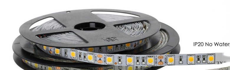 Лента светодиодная SMD5050, IP20, 60LED, БЕЛЫЙ 14,4W/метр, 12V, 6500К 5м