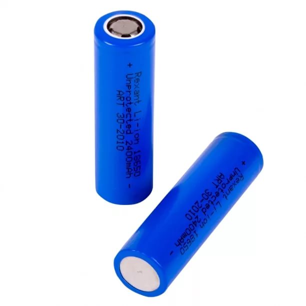 Аккумулятор 18650 3,7V 2400mAh 'Rexant' 1шт