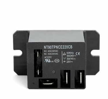 Реле 220V 30A  NT90TPNCE220CB =R9SC3N7204D1(40A) 5pin под клеммы 6,3мм в котлах