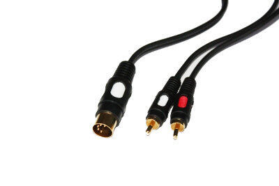 Шнур шт.СШ5 - 2шт.RCA Gold 1,5м 17-2512