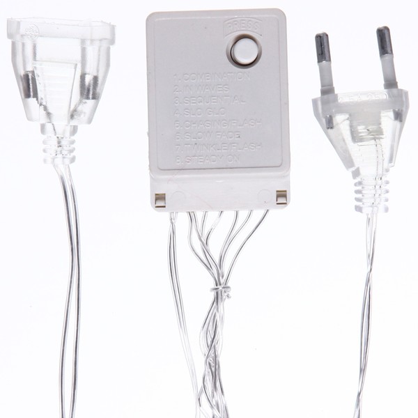 Гирлянда-сетка 2,0*1,5м нить силикон, LED-240-220V, контр. 8р. МУЛЬТИ