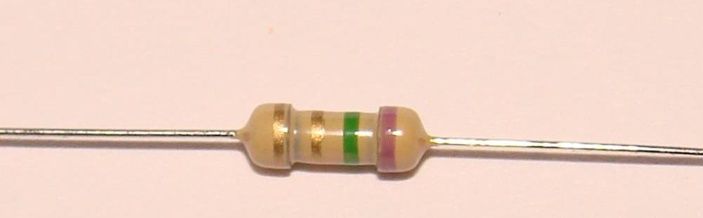 Резистор имп. 0,25Вт 7,5 Ом