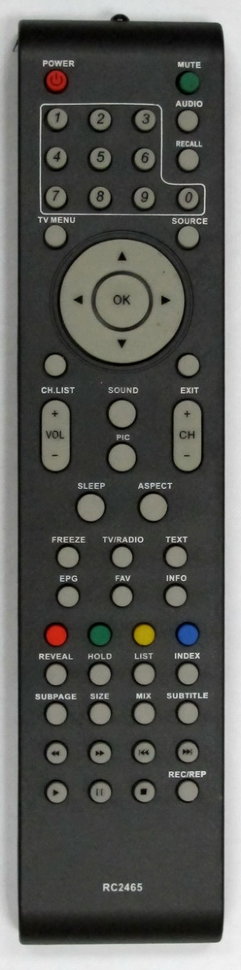 Пульт универсальный BBK RC2465 (LEM2465FDT6), Mystery (MTV-3214LW) LCD ===