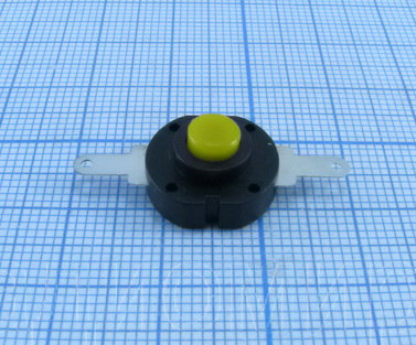 Микрокнопка с фиксацией PBS-02-A KAN-20 off-(on), 2 конт, 1,5A, 220V 11*14мм