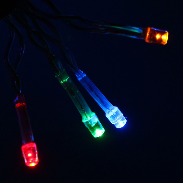 Гирлянда УЛИЧНАЯ 'Бахрома' Ш:5м В:0,6/0,4м нить силикон, LED-180-220V, контр. 8 р. МУЛЬТИ