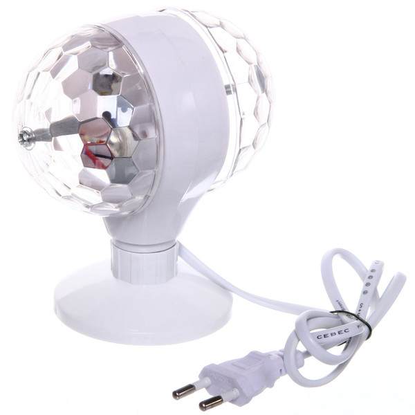Диско-шар LED 'Волшебный шар' 2х сторон., LED (красн/зел/синий)