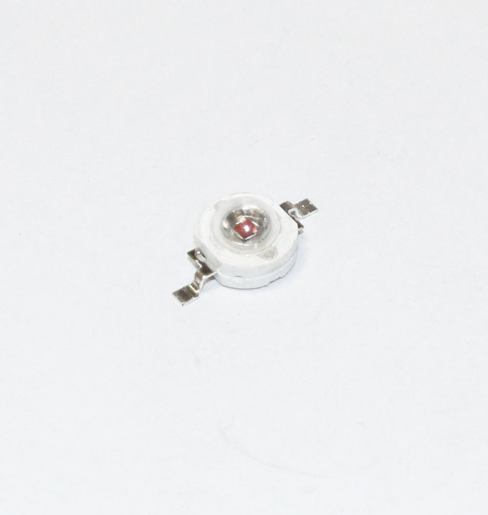Светодиод 1,8-2,1V 1W ЖЕЛТЫЙ, Emitter, d=8mm, h=5,5mm IF=0,35A  <120°>