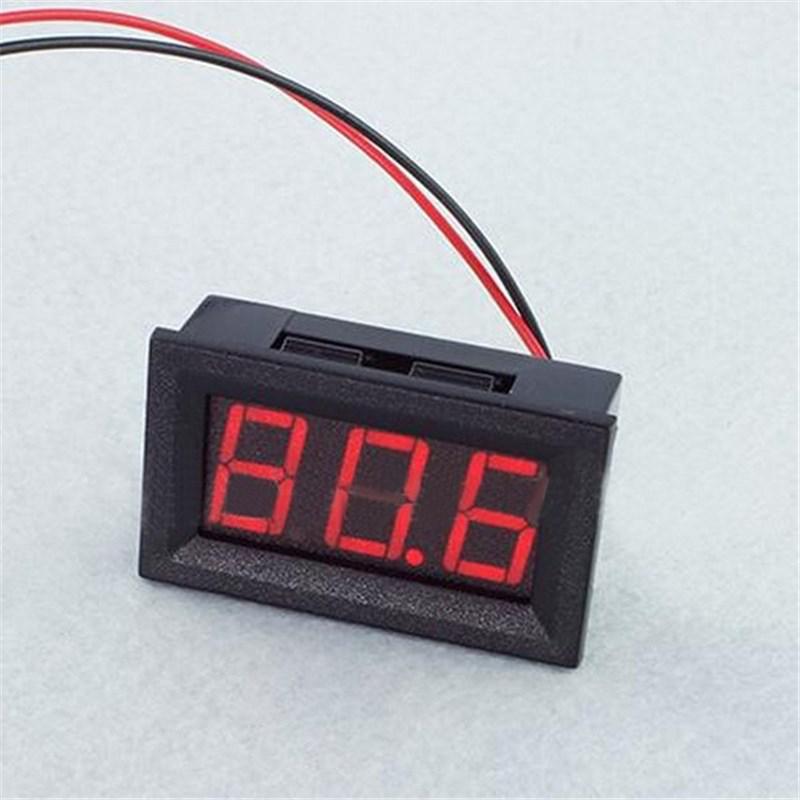 Вольтметр 70-500V AC 2-х провод. 48*29*22мм КРАСНЫЙ LED AC-50Hz