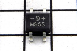 Диодный мост MB6S 0,5A 600V SOP4 smd