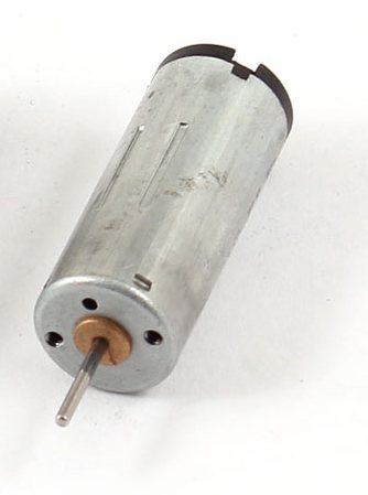 Двигатель 3V DC вал1мм, 10*25мм (1,5V 0,06A 8000 об/мин, 3V 0,09A 18000 об/мин) J774