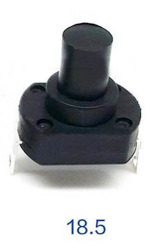 Микрокнопка с фиксацией 2pin h-18,5мм KAN 6A 250V on-off