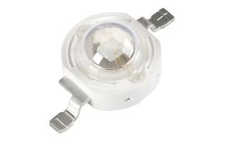 Светодиод 3,0-3,4V 1W СИНИЙ, Emitter, IF=0,3A, 30Lm, <120°>, d=8mm, h=5,5mm