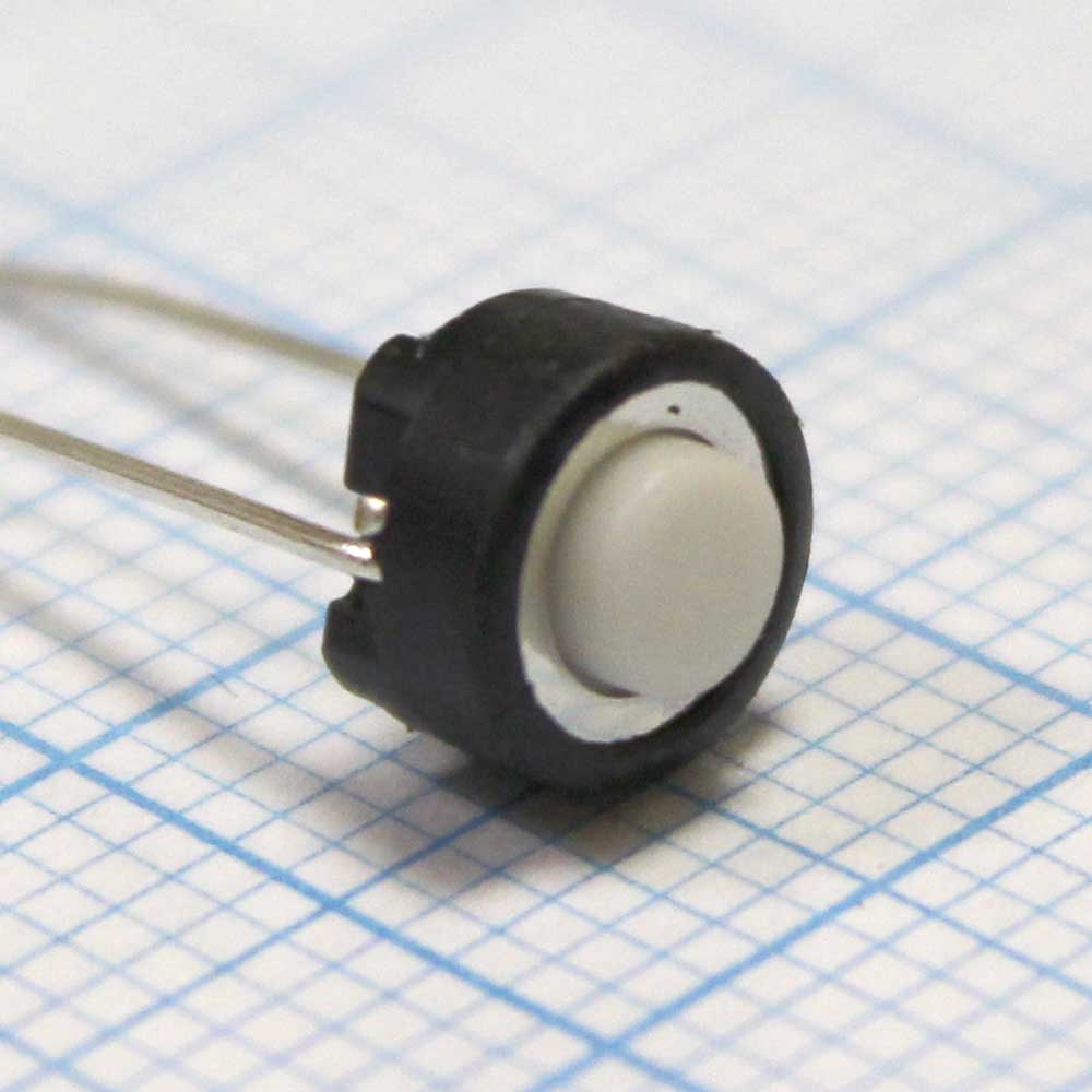 Микрокнопка 2pin 6*6мм, ручка-1мм круглая №35 гориз