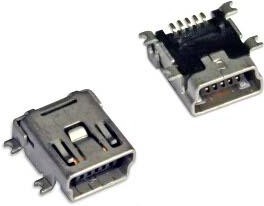 Гнездо mini USB 5pin на плату тип1