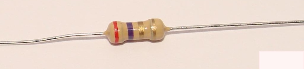 Резистор имп. 0,25Вт 2,7 Ом