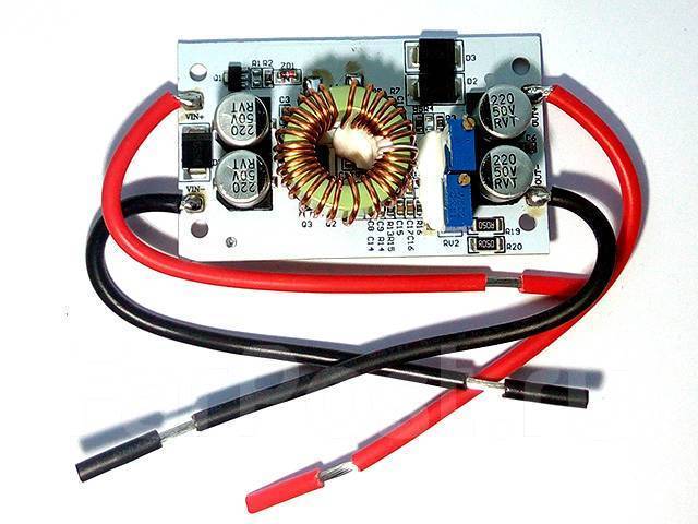 Преобразователь повышающий Модуль: DC-DC ; вх. 5,0-48V - вых. 10-50V, с регул.тока до 8А, 250W