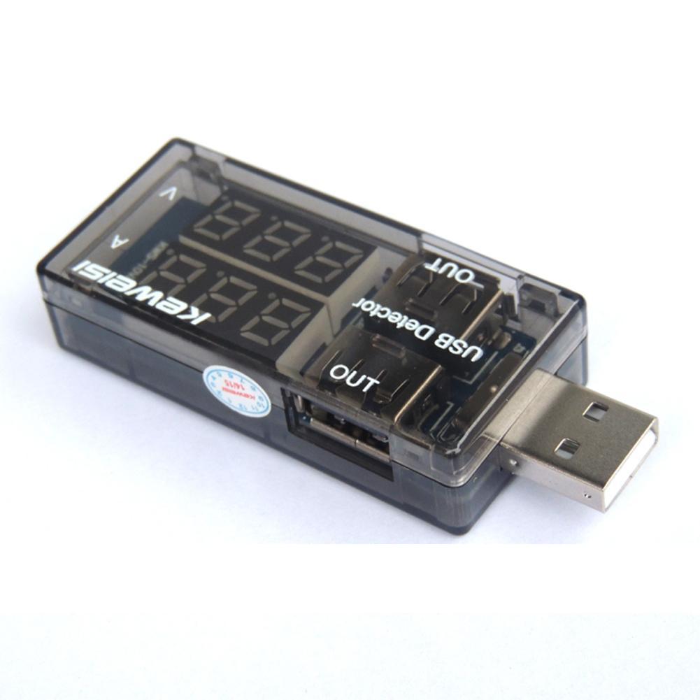 Тестер USB Вольтметр (3-7В +-1%) + Амперметр (0-3А  +- 1%) 2гнUSB
