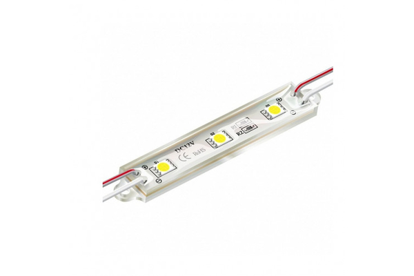 Модуль светодиодный SMD5050, 3LED, 1,2Вт, IP65, 12V КРАСНЫЙ
