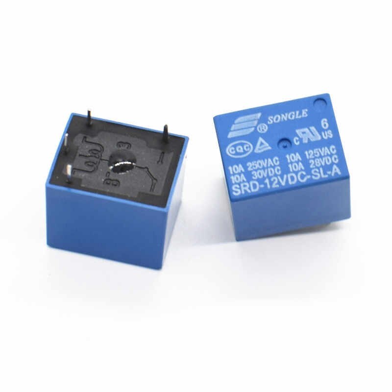 Реле 12V 10A SRD-12VDC-SL-A 19,2*15,5*15,2мм 4pin под пайку