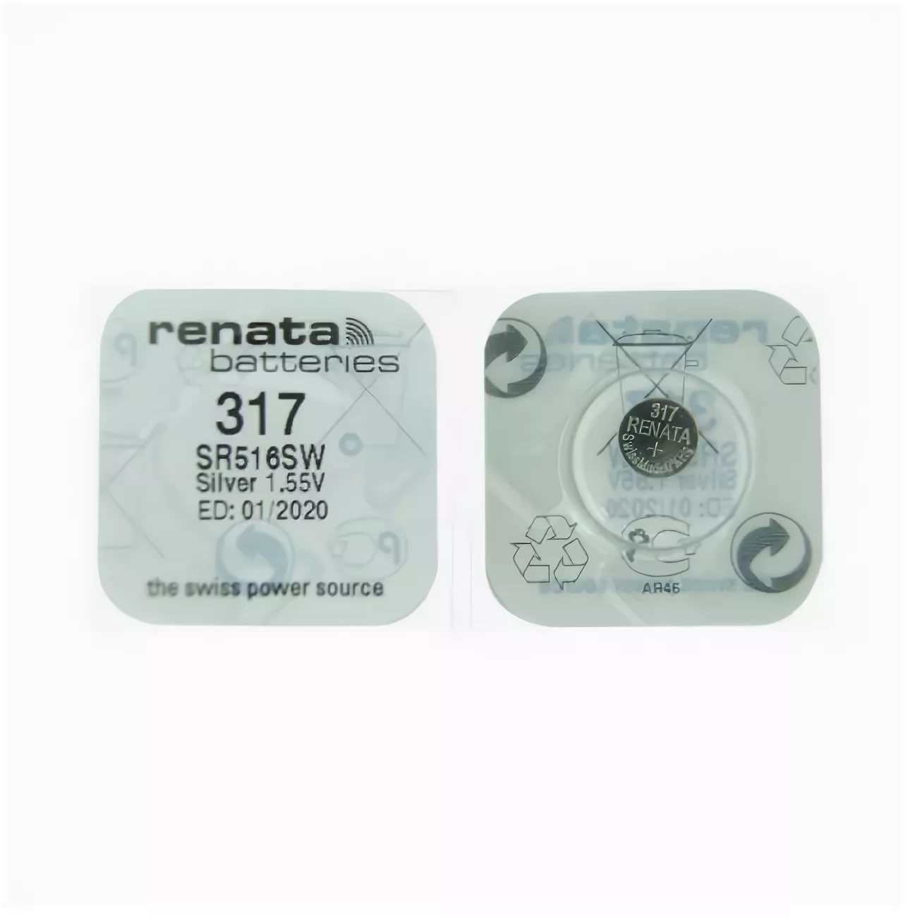 Элемент питания Renata 317SR - SR516SW 1шт