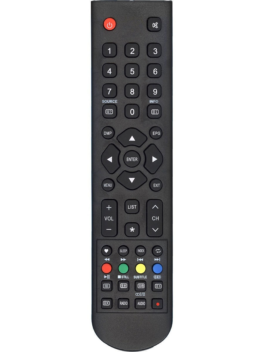 Пульт DEXP JKT-106B-2,  D7-RC, GCBLTV70A-C35  Aiwa, ECON, FUSION, Harper, Hyundai, Orion, Supra, BQ (HD32D7100C) LCD TV
