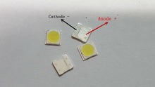 Светодиод 6-6,5V 1W 3535 150ma. большой АНОД