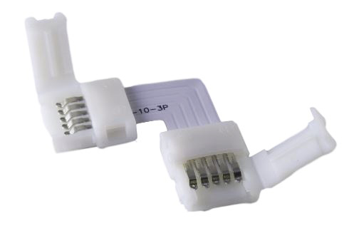 Коннектор для СЛ 10мм 5pin PC-L-PS IP20 угловой RGBW