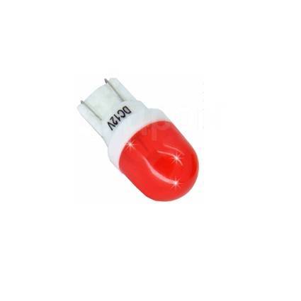 Автолампа светодиодная T10-2SMD5630-L-R (габарит, поворот, номер) (б/ц.) красная, 12V