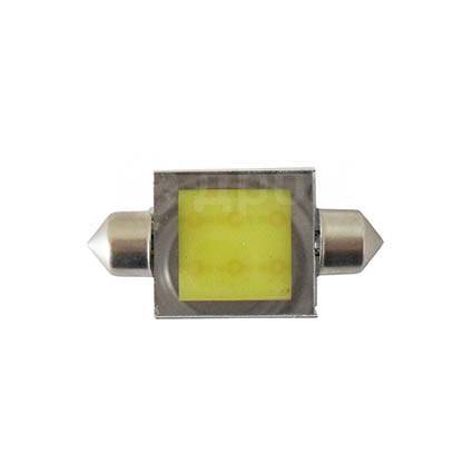 Автолампа светодиодная T10*39-6W-COB, салонная, 12V